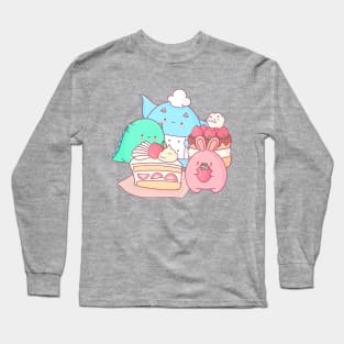 Strawberry Cake Long Sleeve T-Shirt